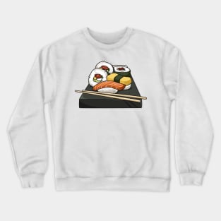 Sushi cartoon illustration Crewneck Sweatshirt